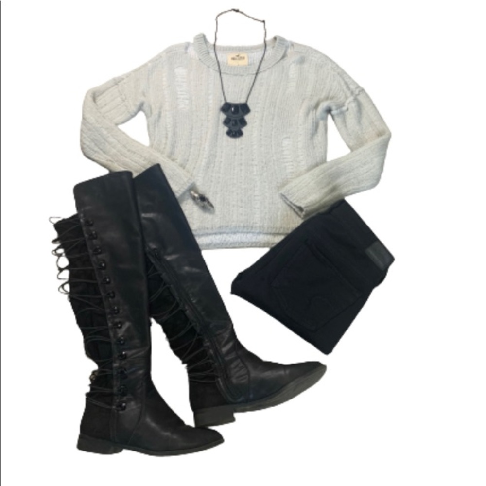 Distressed Hollister Sweater